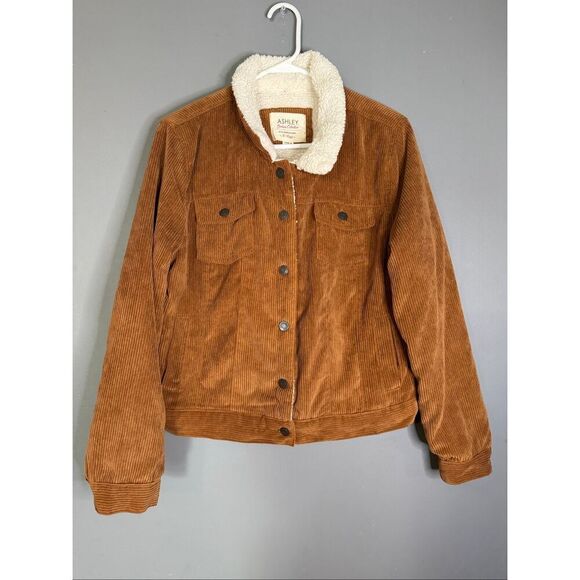 Ashely Sunrise Collection Jackets & Blazers - Ashely Sunrise Collection 26 International Brown Corduroy Lined Jacket XL